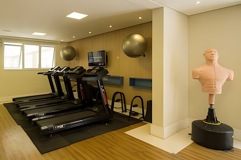 Aconchegante e Completo 500m do Cambuí – Lazer Top