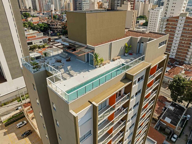 Moderno Luxo no Cambuí Academia, Piscina, Garagem