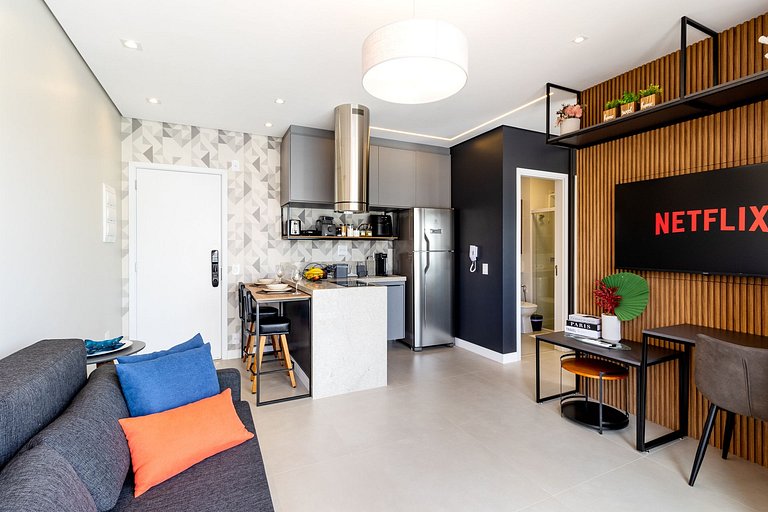 Moderno Luxo no Cambuí Academia, Piscina, Garagem