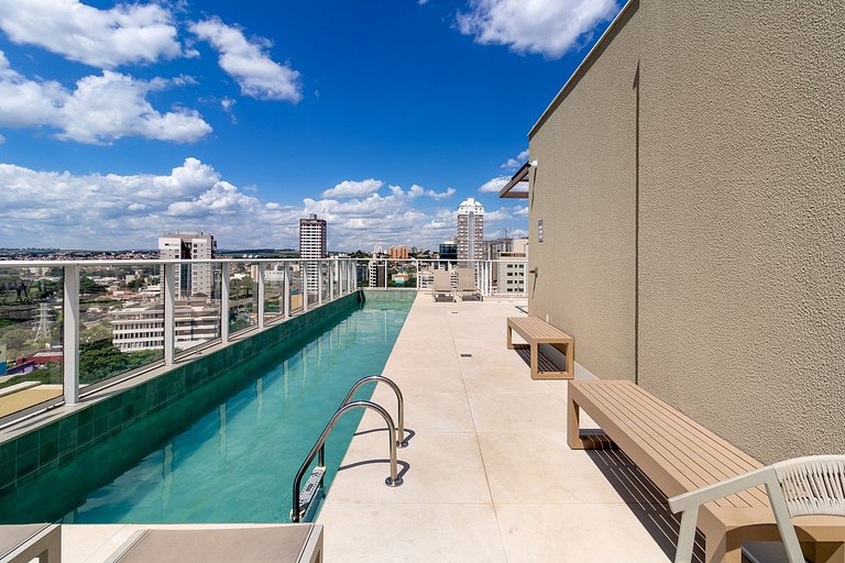 Moderno Luxo no Cambuí Academia, Piscina, Garagem