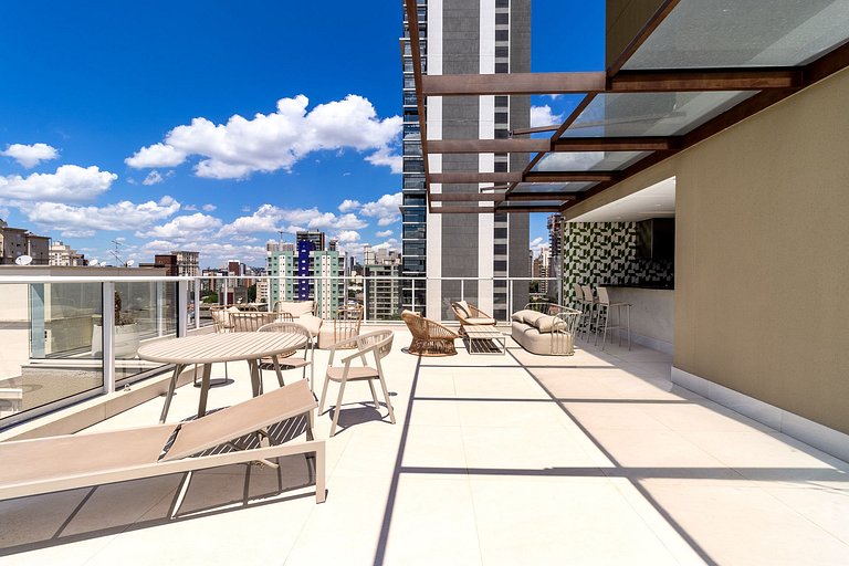 Moderno Luxo no Cambuí Academia, Piscina, Garagem